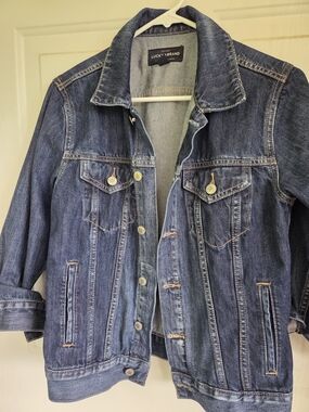 Lucky Brand Indigo Blue Denim Trucker Jacket